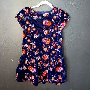 Crewel Embellished Velvet Dress Size XL 10